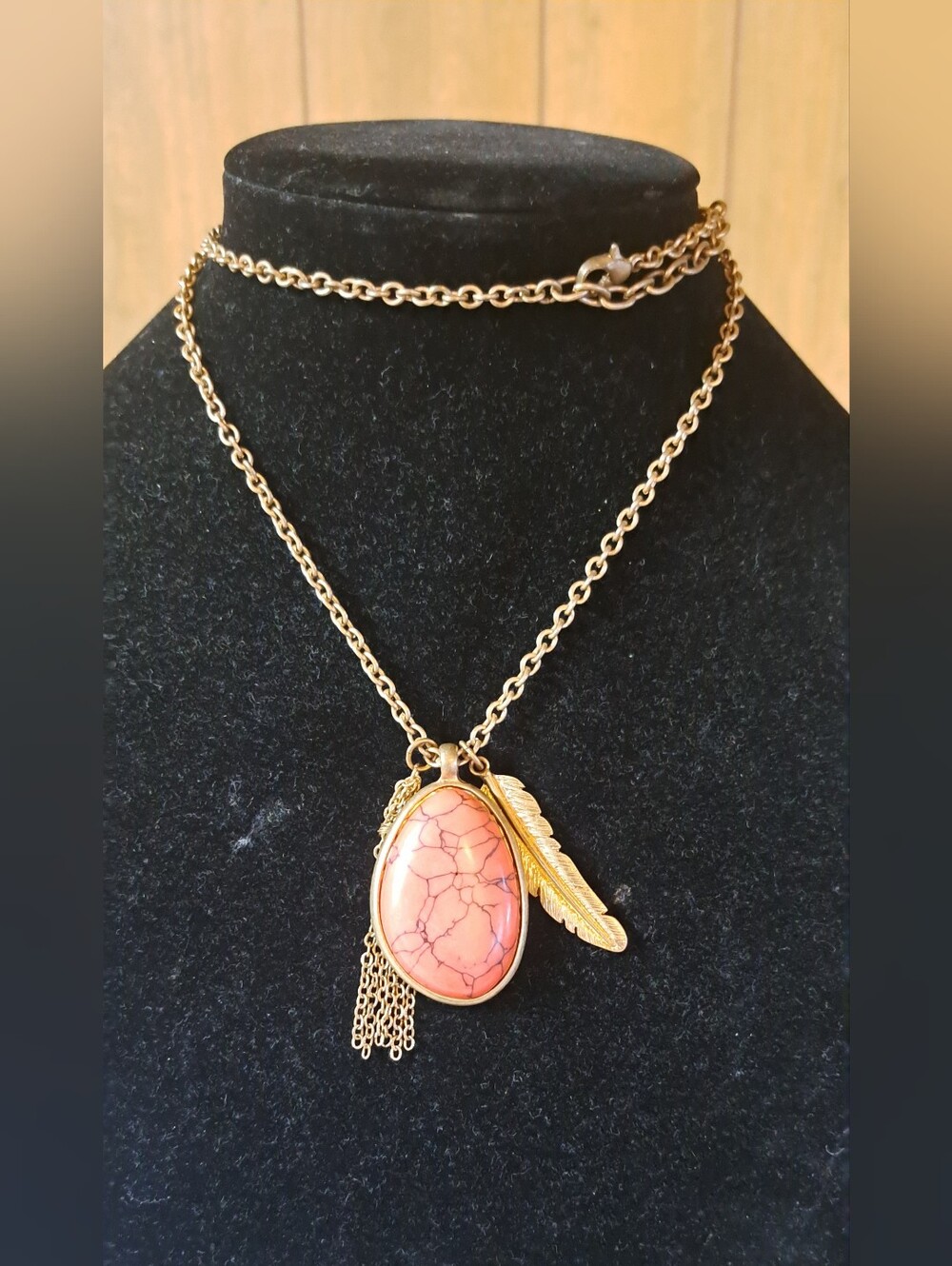 Gorgeous Karma Bella Silver Toned Fashion Necklace With Red And Jade Clrd Stones